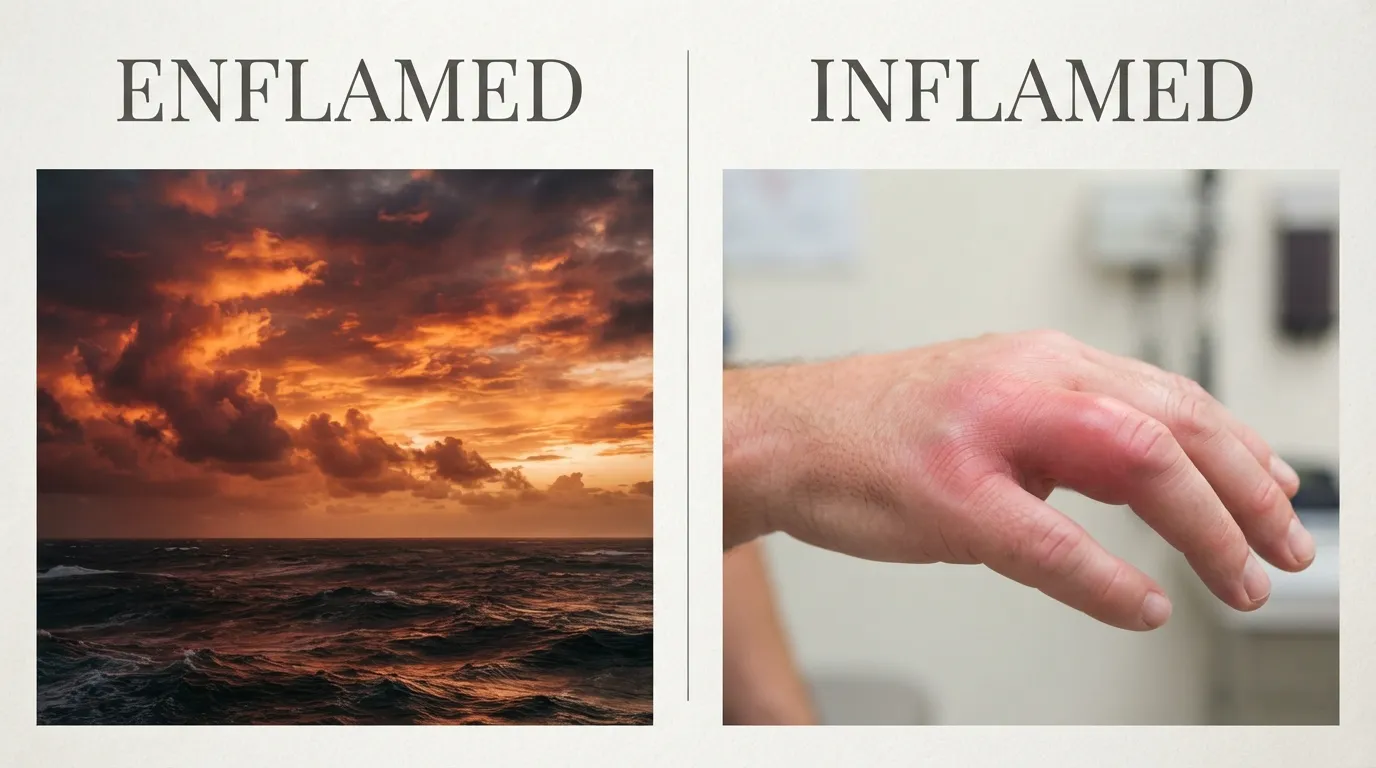 Enflamed or Inflamed