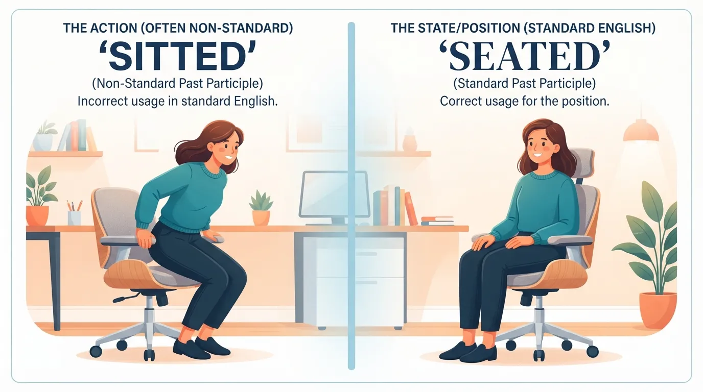 Sitted or Seated