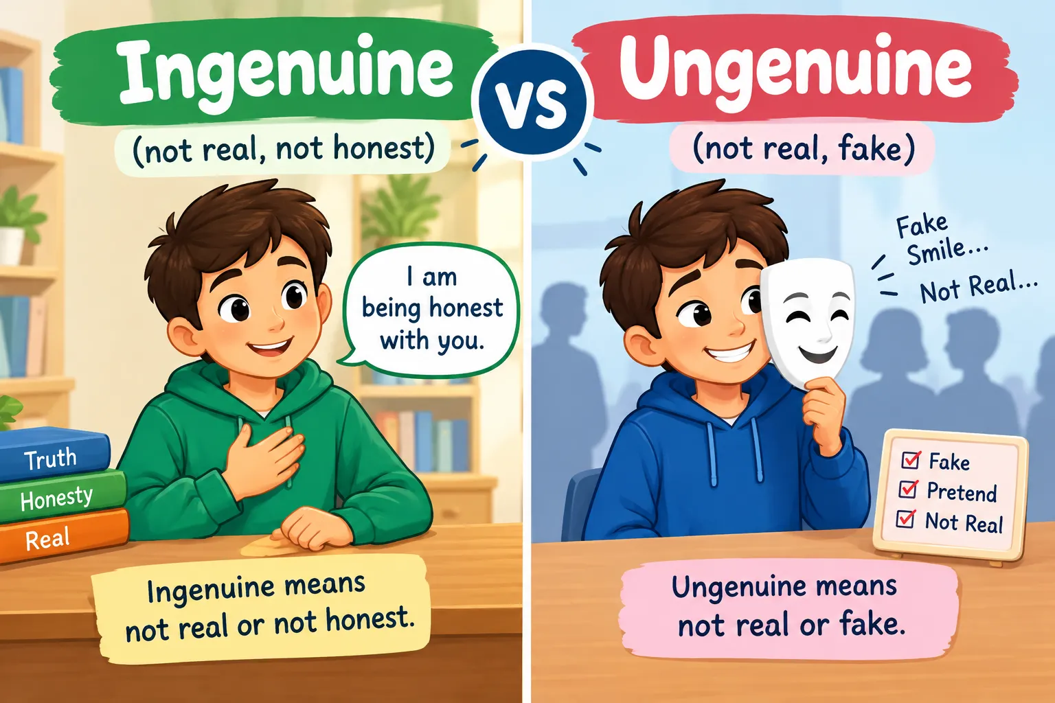 ingenuine or ungenuine