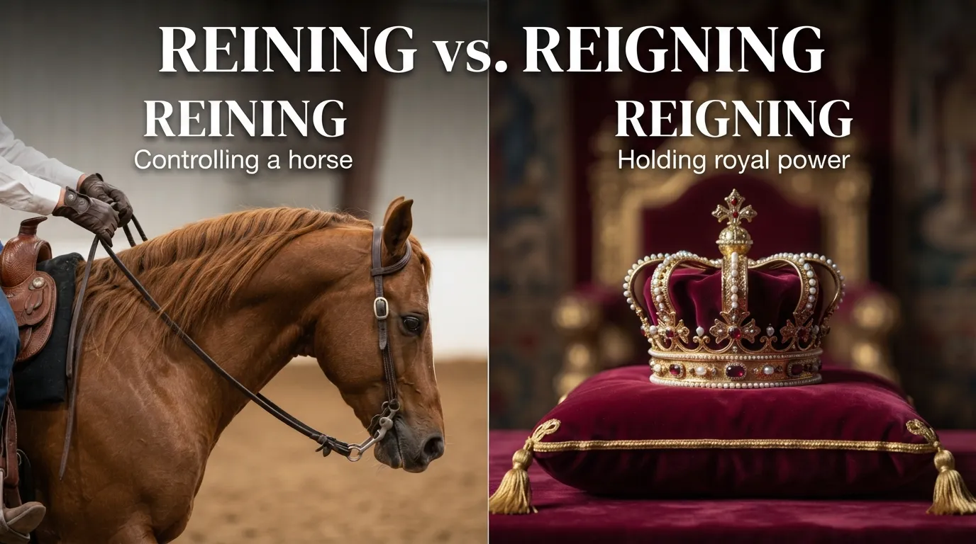 Reining or Reigning
